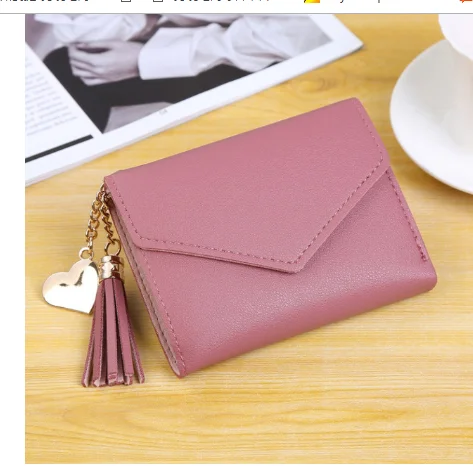 Кошелек с кисточкой женский модный кошелек женские короткие мини-кошельки