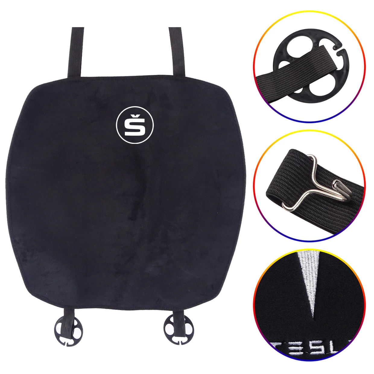 Мягкая плюшевая подушка для сиденья автомобиля теплая зимняя коврик авто