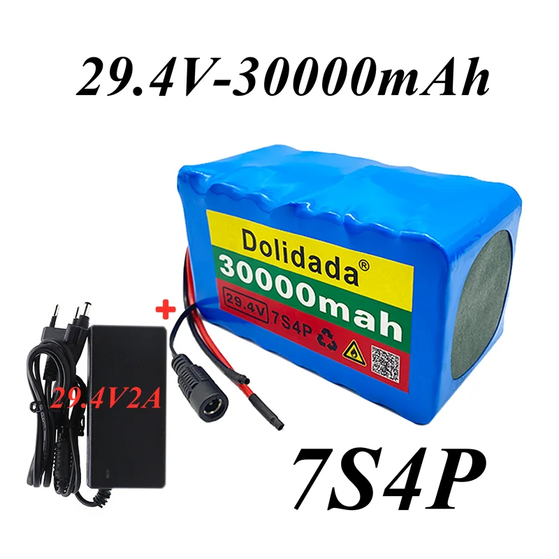 

Литий-ионный аккумулятор 7S4P 24 В, 29,4 в, 30 Ач