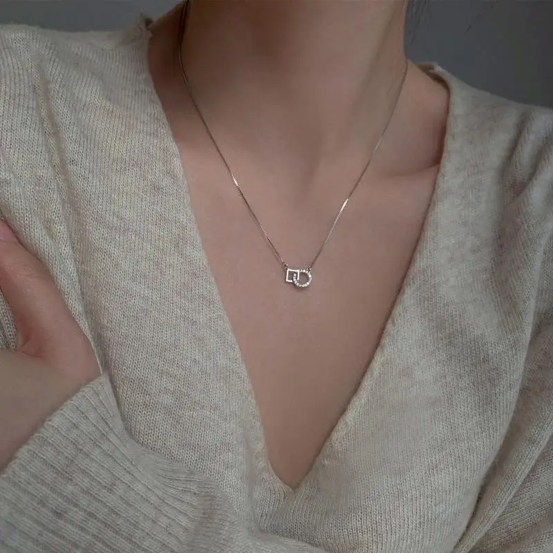 

Fashionable Alloy Women's Necklace 2021 Women's Collarbone Chain Pendant Collar Women's Pendant Jewelry Gift