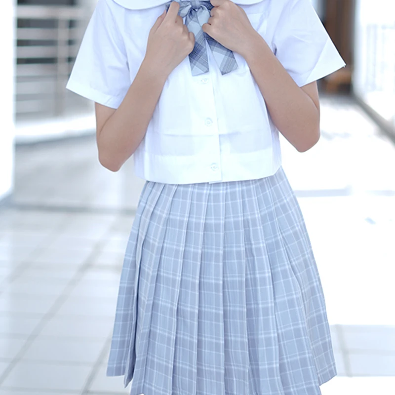 Женская летняя плиссированная юбка с высокой талией серого цвета | Тематическая