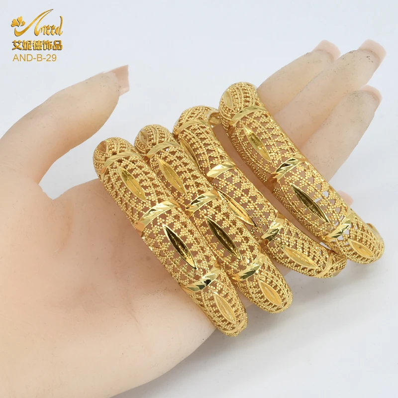 

ANIID Hand Bracelets For Women Cuff Bangles Ethiopian Jewelry 24K Gold Plated Moroccan Arabic Hawaiian Dubai 2022