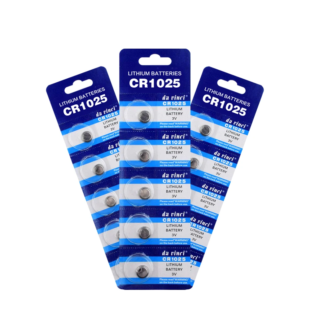 

15Pcs 3V Button/Coin Cell Battery CR1025 For Watch Electronic Scale Counter High Energy CR1025 3V Button Coin Cell Battery
