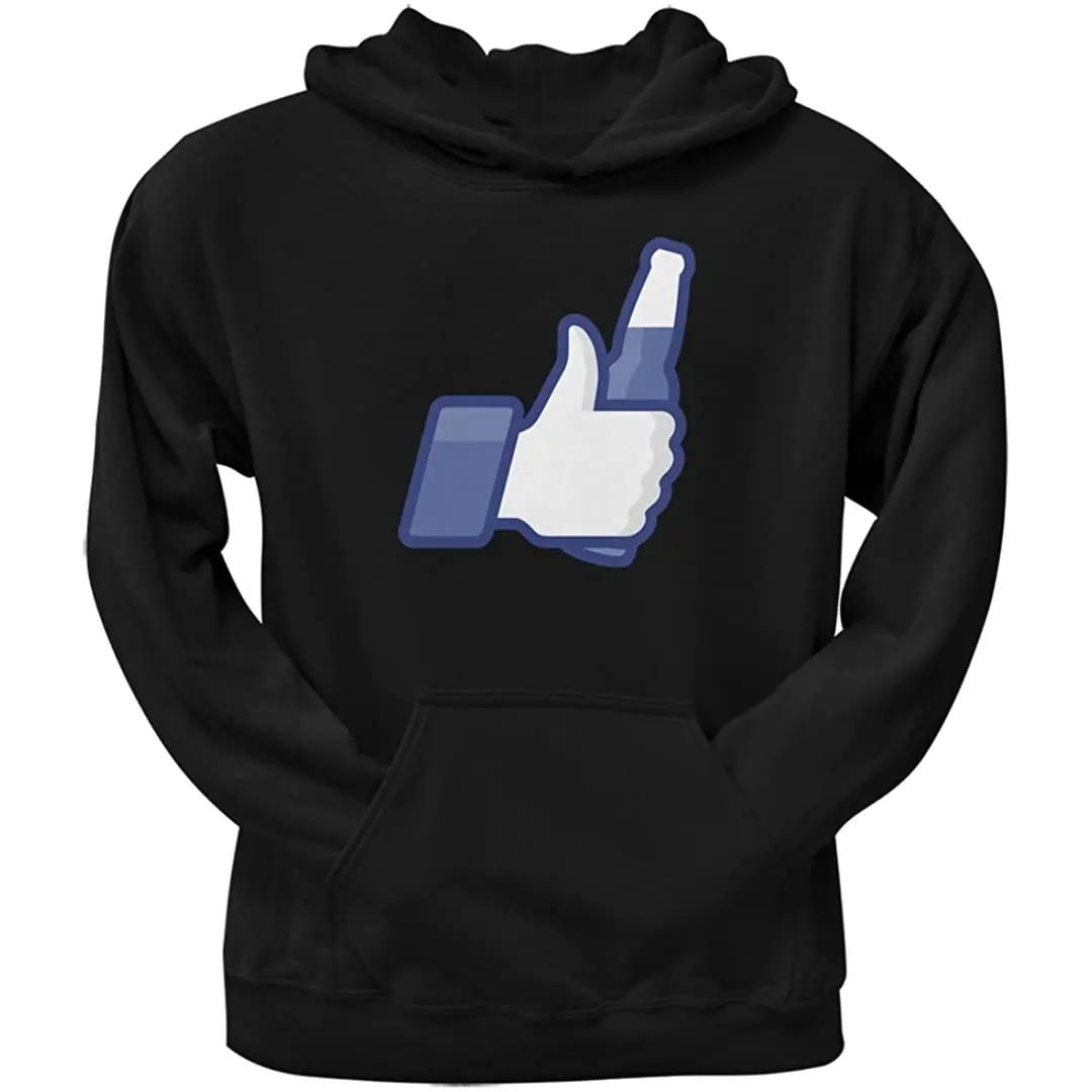 

Old Glory St. Patricks Day Facebook Like Beer Black Adult Hoodie