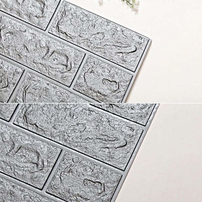 3D наклейки на кирпичную стену 60 х30 самоклеящийся декор пена водонепроницаемое