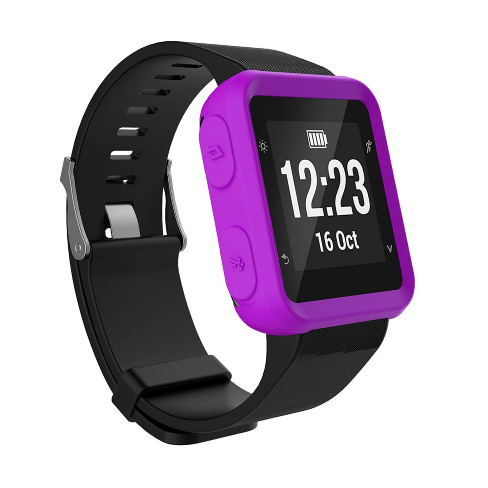 Для Garmin Forerunner 35/30/S20 силиконовый чехол защитный чехол умных часов кожаный чехол для спортивных часов Защитная крышка