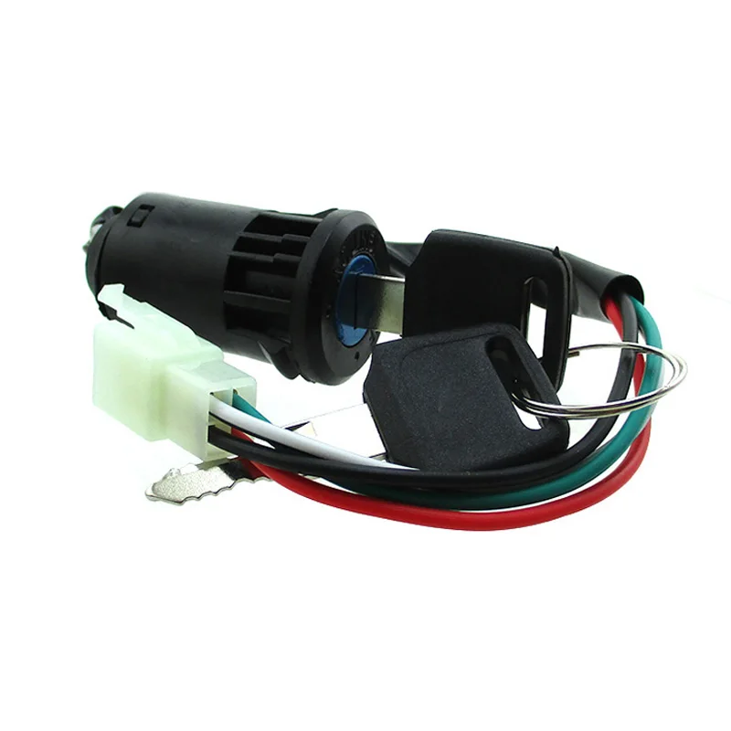 XLJOY ключ зажигания 4 провода переключатель для 50cc 70cc 90cc 110cc квадроцикла