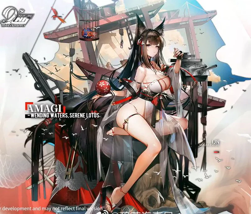 Купальник для косплея с принтом Амаги сделанный на заказ |