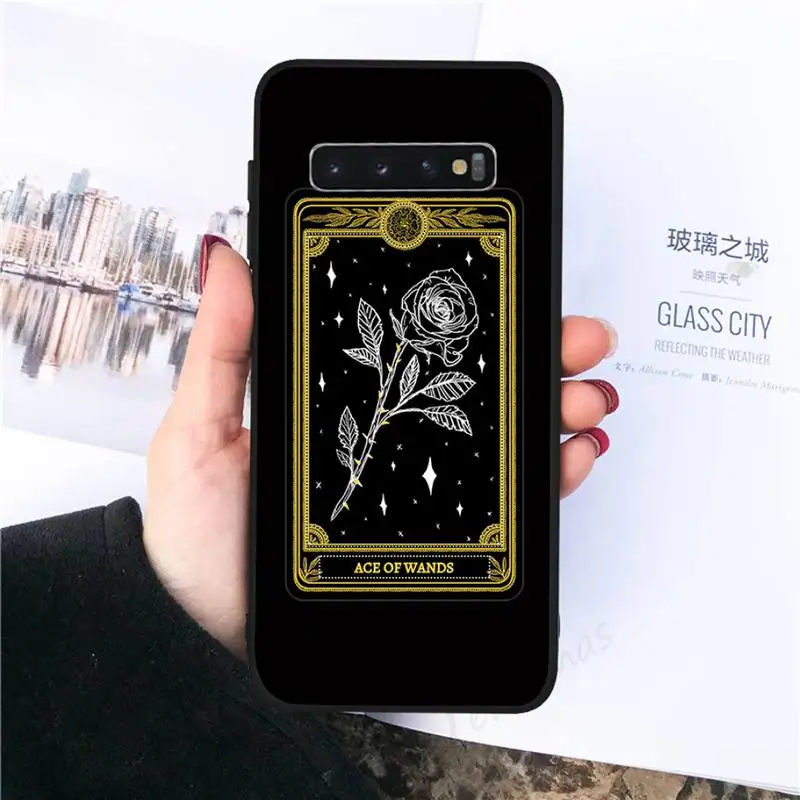 

Death Tarot Phone Case For Samsung galaxy S 8 9 10 20 21 30 A 30 50 51 70 note 10 plus Ultra 5g
