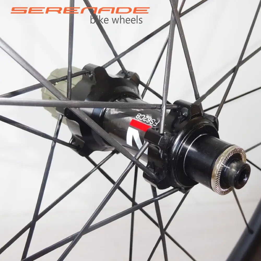 

55mm tubeless tubular Clincher road bike wheels Novatec AS61CB FS62CB carbon straight pull hub