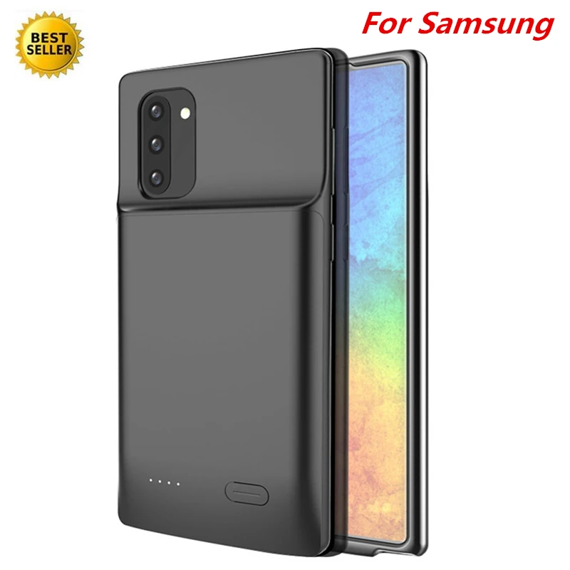 Чехол аккумулятор для Samsung Galaxy S6 S9 S8 Plus мягкий чехол из ТПУ зарядки телефона Note 8 9 10
