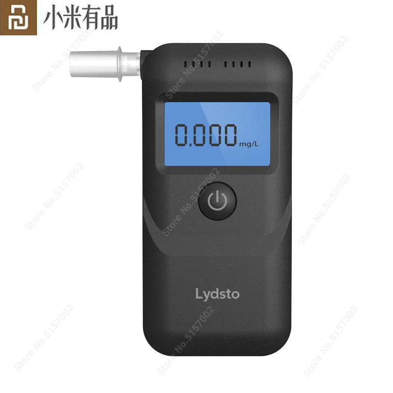 

Youpin Lydsto Alcohol Detector LCD Screen Mini Digital Drunk Driving Blowing Tester Breathalyzer Professional Breath Tester