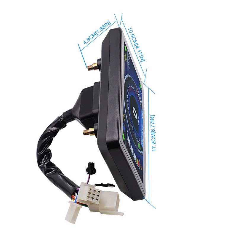 LMoDri Эксклюзивный новый мотоцикл 12 В Полный ЖК водонепроницаемый инструмент