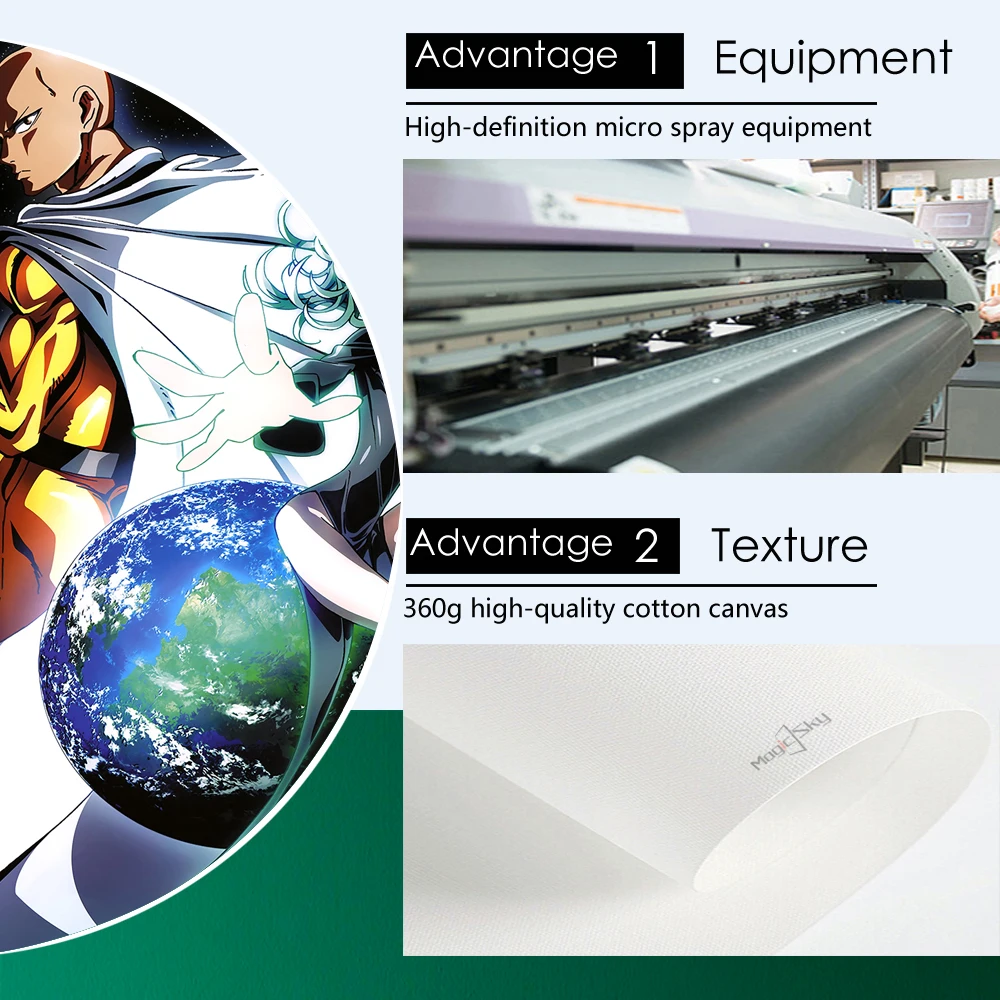 

Classic Japanese Anime One Punch Man Vintage Posters on the Wall Canvas Painting Wall Art Pictures for Living Room Bedroom Decor