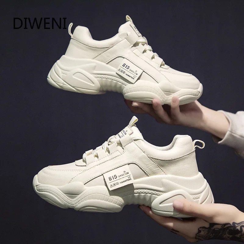 DIWEINI/2020 женские кроссовки модная Вулканизированная обувь дизайнерские на