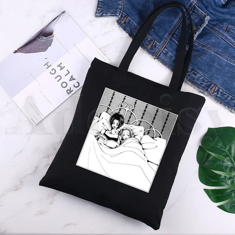 

Hot JapanAnime Nana Osak Kawaii Ren Honjo Manga Large Capacity Storage Handbag Shoulder Bag Tote Reusable Student Bookbag