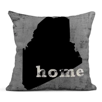 linen throw pillow cover case maine places decorative pillow cases covers home decor square 20 x 20 inches pillowcases
