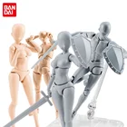 Bandai художественная живопись, аниме фигурка SHF BODY KUN  BODY CHAN DX набор, ПВХ экшн-фигурка, Коллекционная модель, рисунок