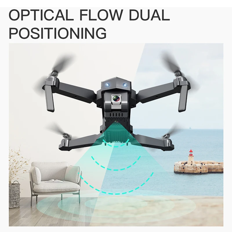 SG107 Mini Drone 4K FPV WIFI Single camera drone profissional Dual camera Optical flow Modular battery RC Quadcopter Child Gift