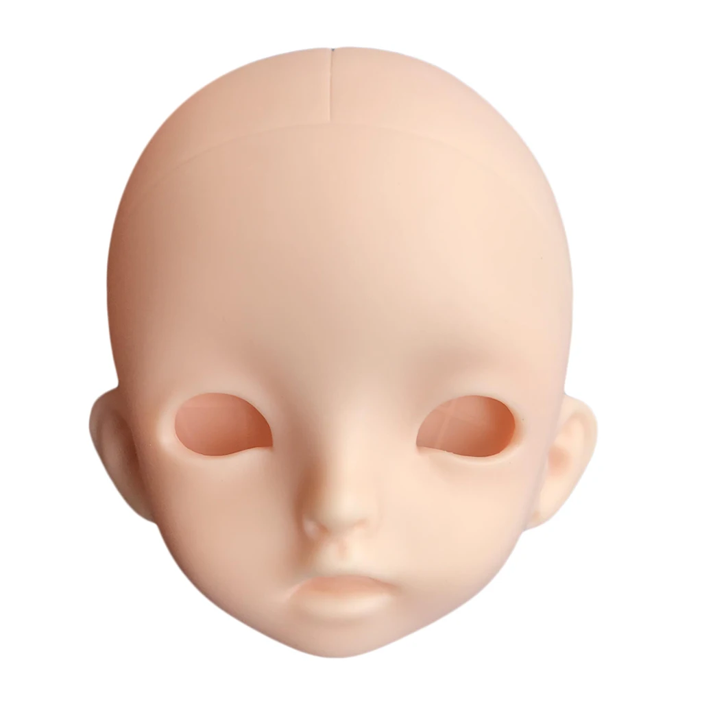

1/6 Unpainted Moveable Figure Doll Parts Making Practice Head
