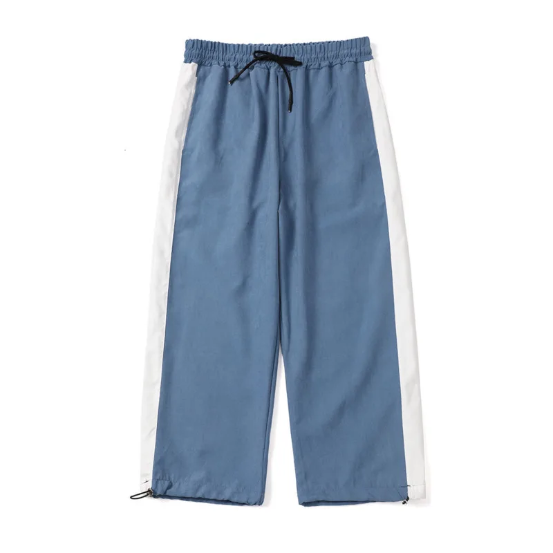 

Summer Thin Sweatpants Men's Fashion Drawstring Casual Pants Men Loose Straight Track Pants Mens Joggers Pants M-2XL