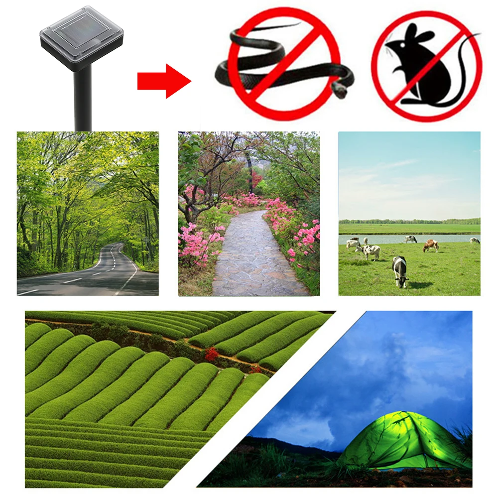 Солнечная приведенная в действие звуковой волны Sonic зубная щётка Отпугиватель