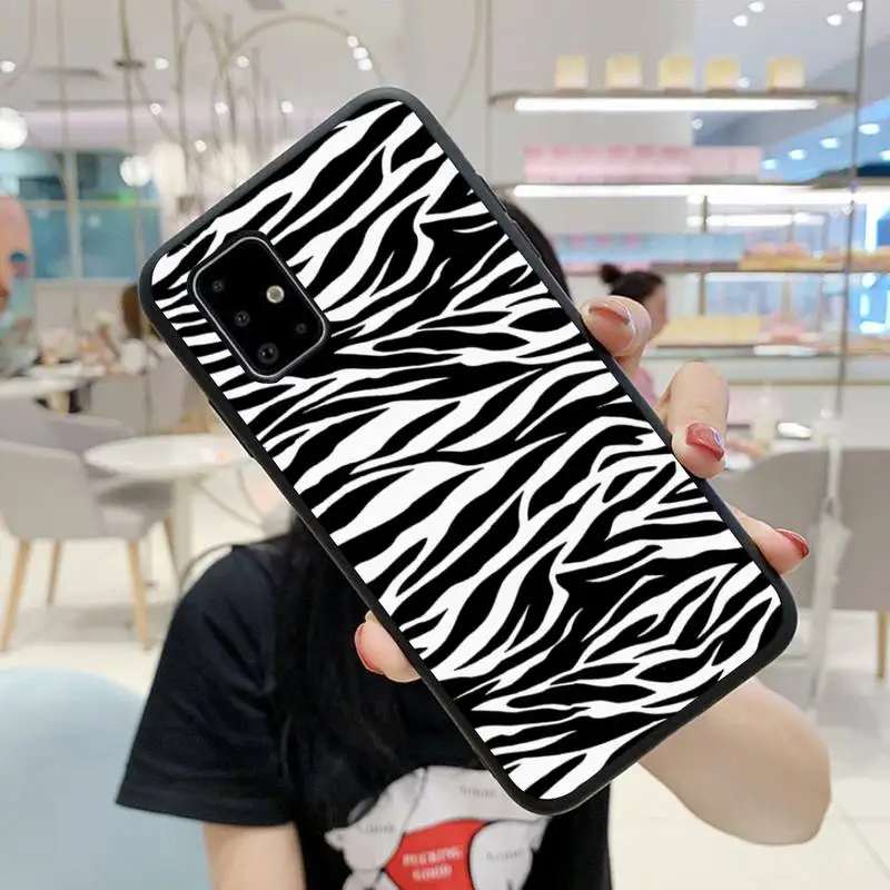 

Leopard Print Milk Cow Zebra Stripe Phone Case For Samsung A10 A11 A20 A21 A30 A31 A40 A50 A70 A80 A91 S E Fundas Cover