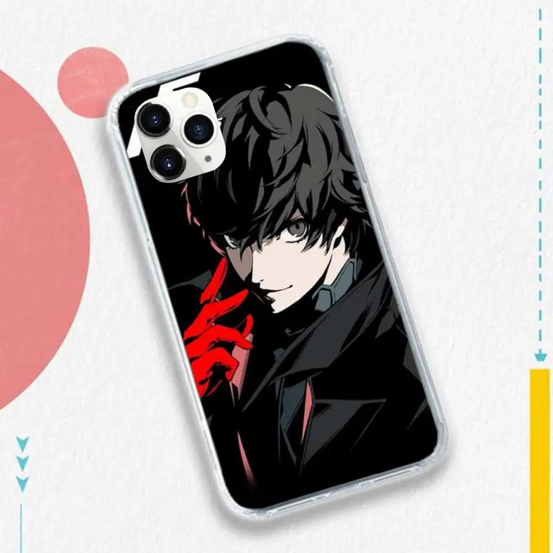 

Persona 5 Hot fashion game luxury high quality Phone Case for iPhone 11 12 pro XS MAX 8 7 6 6S Plus X 5S SE 2020 XR