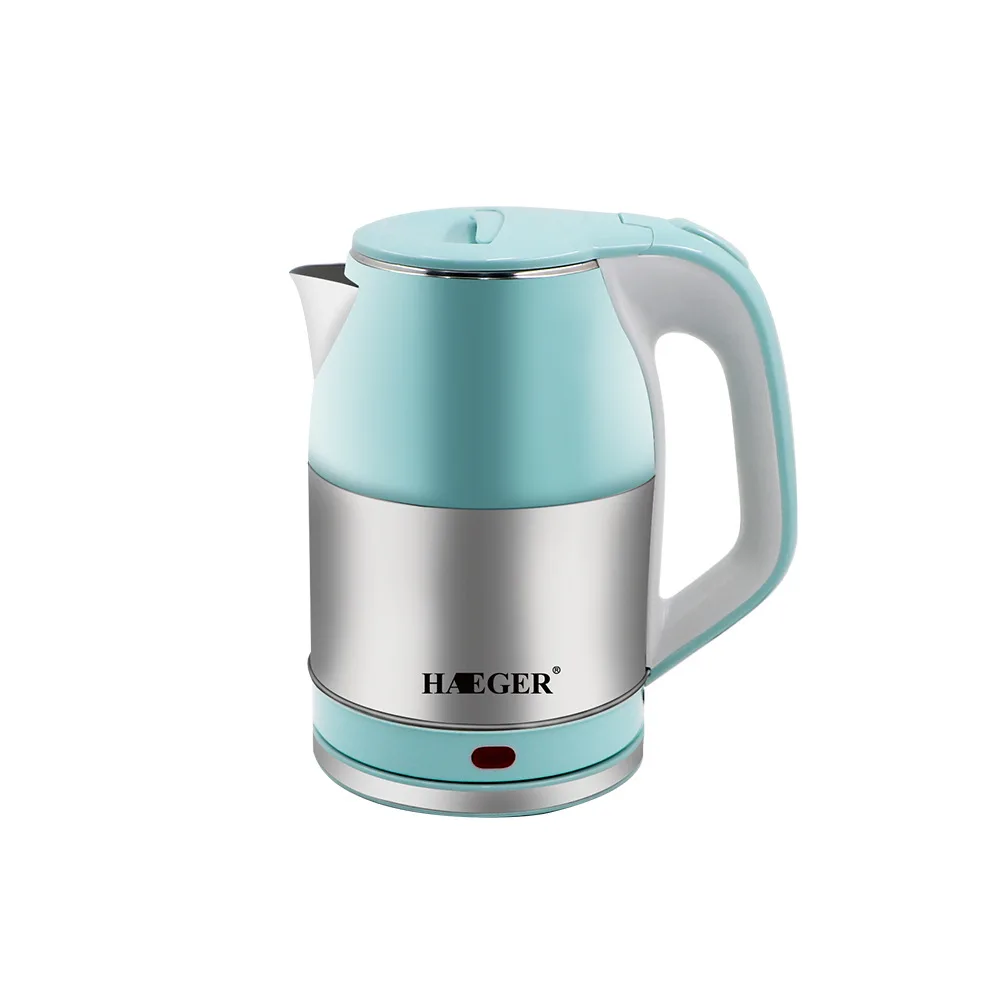 

Stainless Steel Double Wall Electric Water Kettle 2.5 Liter, Blue