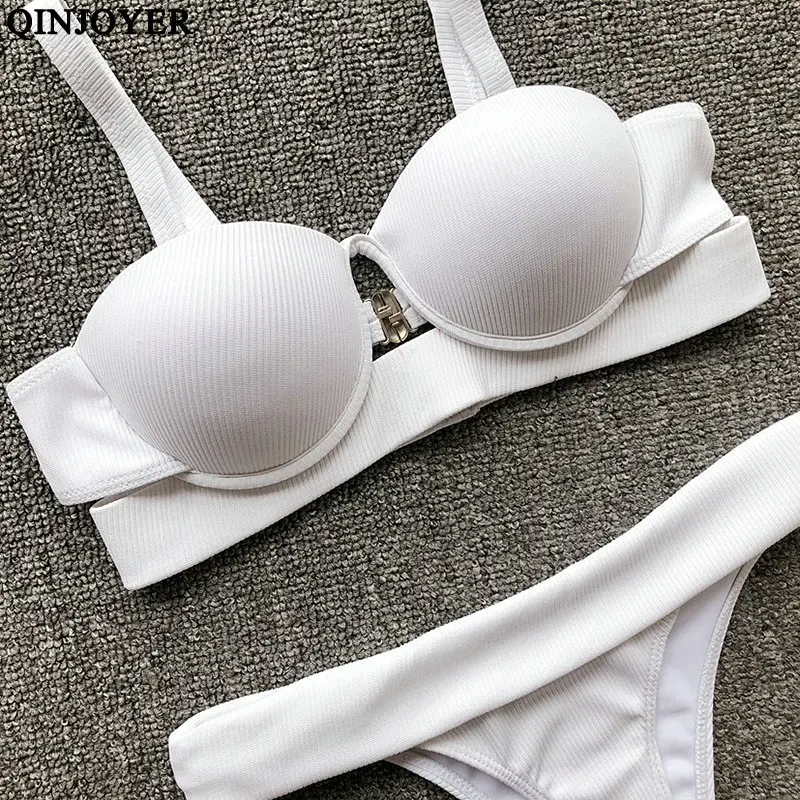 Комплект бразильского бикини женский купальник с пуш ап 2019 сексуальный