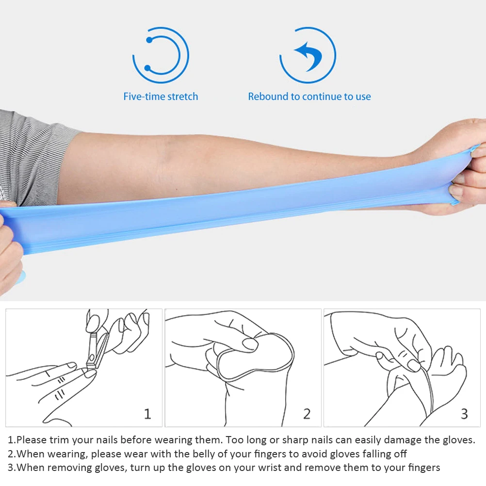 20 шт. Детские Одноразовые эластичные латексные перчатки|Бытовые перчатки| |