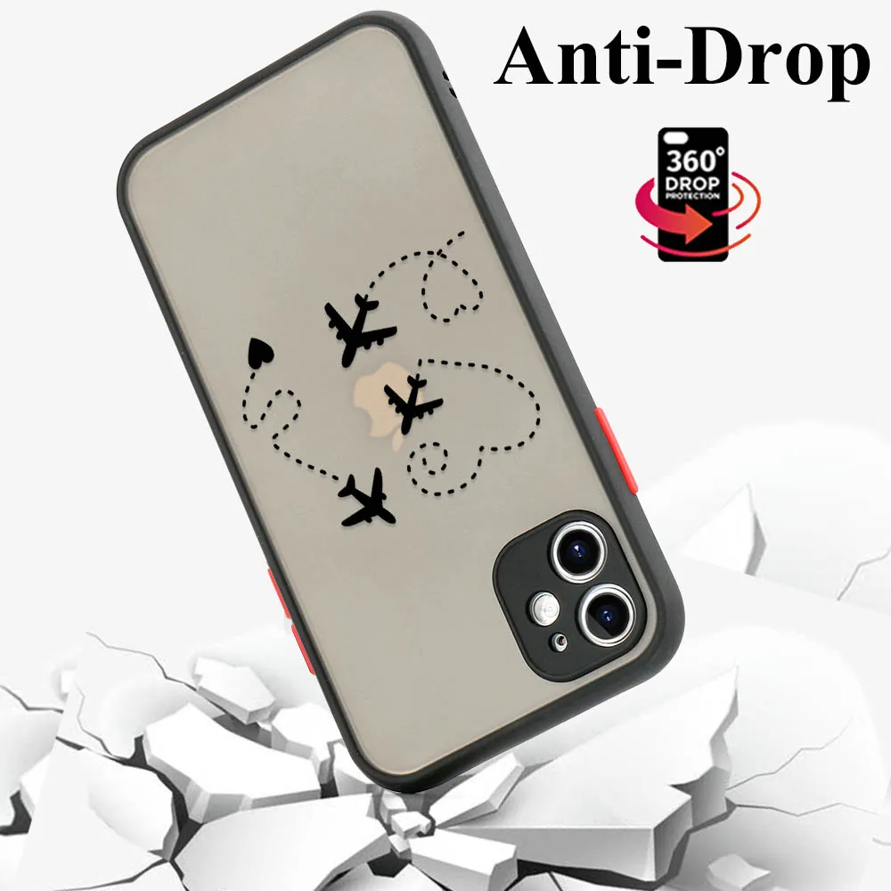 

Travel Airplane Phone Case For Xiaomi Mi 11 Ultra Case Clear Back Cover For Xiaomi Mi 11 Lite 10T Pro Poco F3 X3 NFC M3 9T Cases