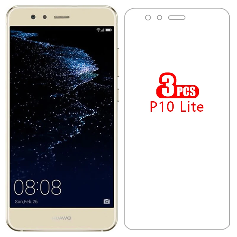 Чехол для huawei p10 lite Защитная пленка экрана закаленное стекло на p10lite p 10 10p light coque