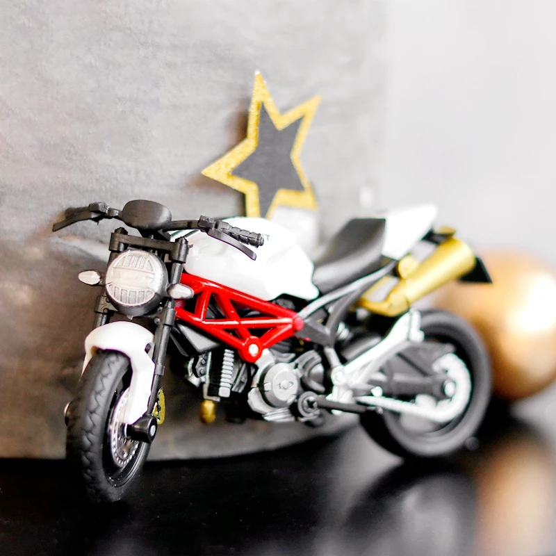 Локомотив из сплава для торта мотоциклетный Топпер детского праздника украшение