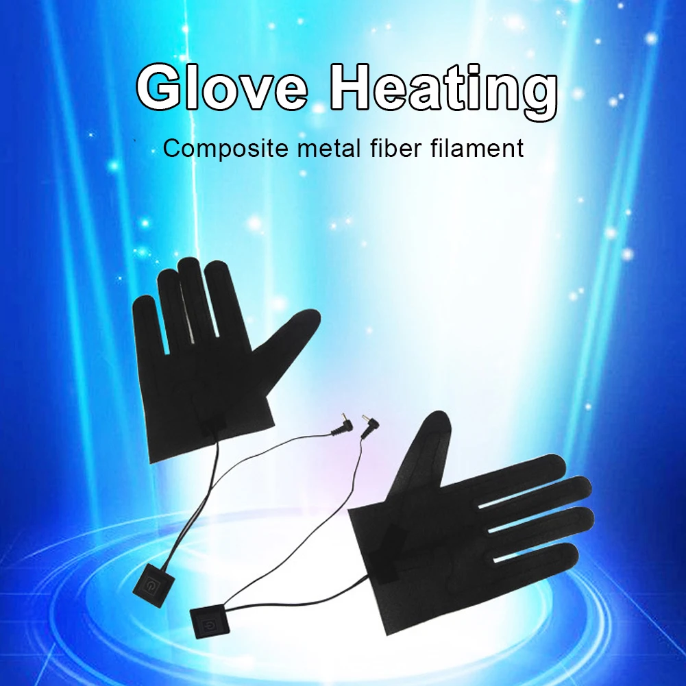 

Heating Gloves Sheet Five-finger Gloves Heating Sheet DC Power Supply with Three-level Thermostat Switch