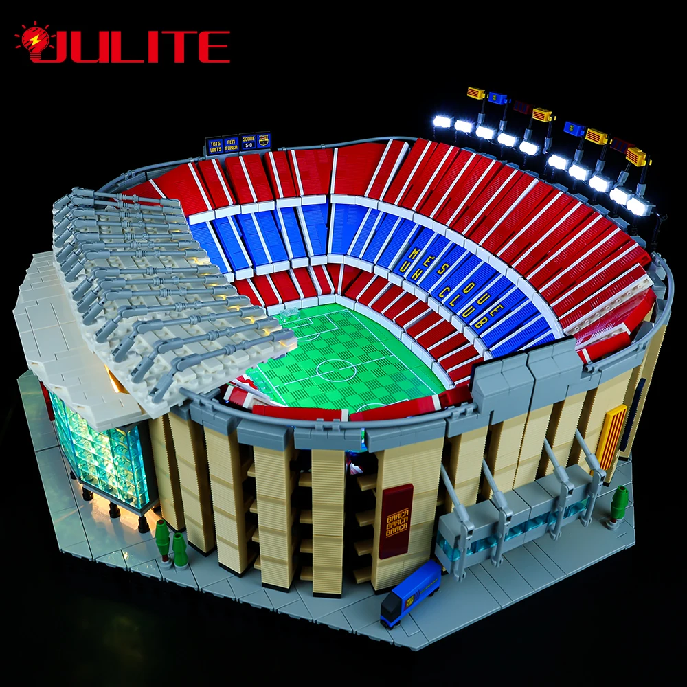 Набор светильник ильников для сборки стадиона Барселона Camp Nou-FC 10284 набор игрушек