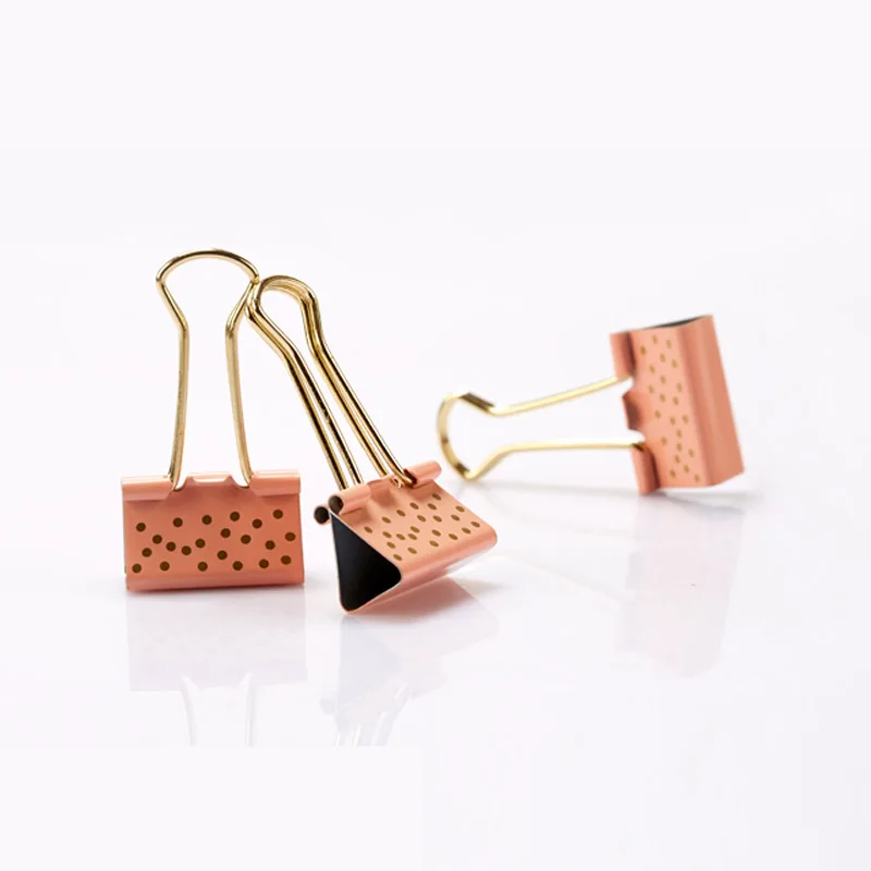 Металлические креативные розовые зажимы 2018 модные канцелярские товары для книг