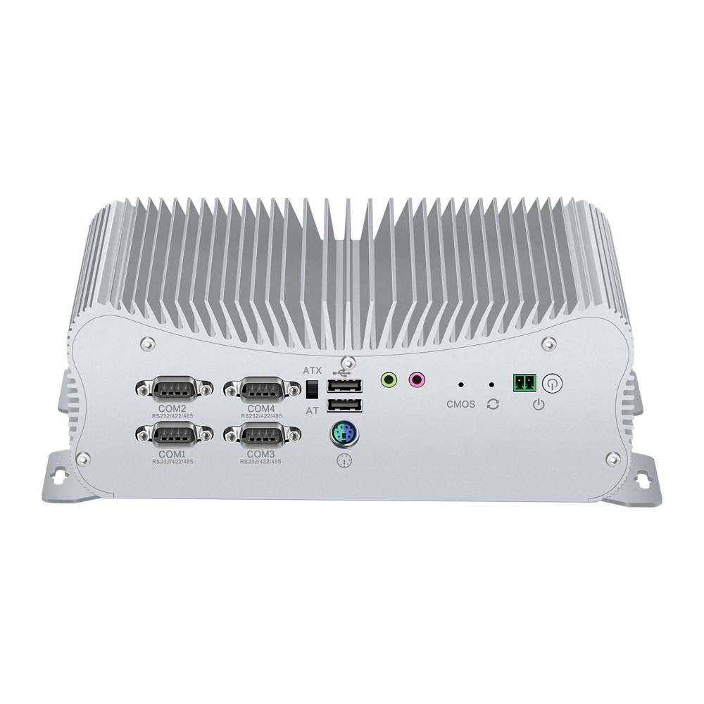 Мини ПК без вентилятора i7 10510U i5 10210U DDR4 ОЗУ RS232 RS422 RS485 двойная LAN PS/2 GPIO HDMI VGA WiFi 4G LTE