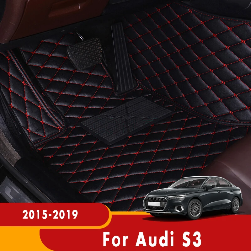 

For Audi S3 2019 2018 2017 2016 2015 Car Floor Mats Carpet Auto Interior Automobiles, Parts Accessories Styling Anti-Dirty