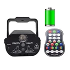 Миниатюрный лазерный прожектор RGB для диджея, лампа с USB-зарядкой, со стробоскопическим эффектом, сценический эффект, освещение для свадьбы, праздника, вечеринки, шоу