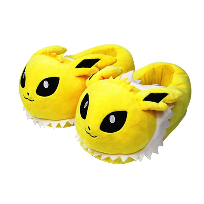 M Мягкая Плюшевая обувь 28 см; Psyduck Snorlax Gengar Mudkip Eevee Sylveon Umbreon; Домашние зимние теплые модные тапочки; подарок - Цвет: M