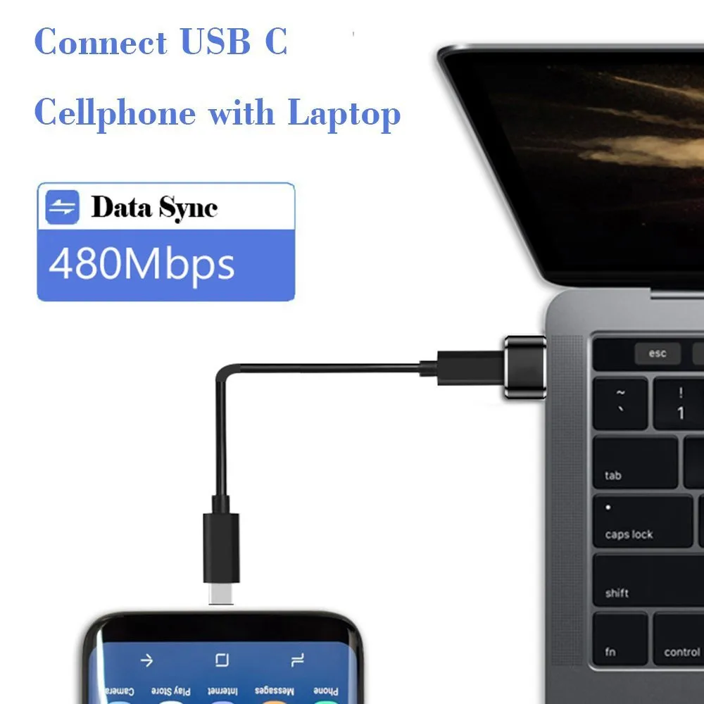 Портативный Переходник USB OTG папа-мама Type-C Кабель-адаптер типа C для Nexus 5x6p Oneplus 3 2
