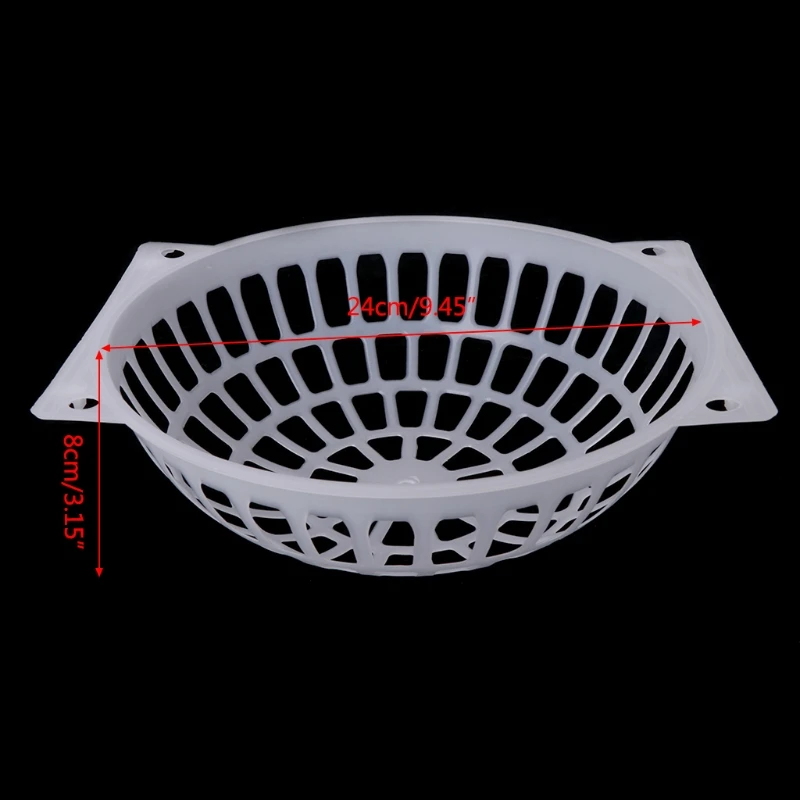 

4Pcs Plastic Pigeon Nest Breeding Cage Canary Supplies Birds Hatch Tools Basin