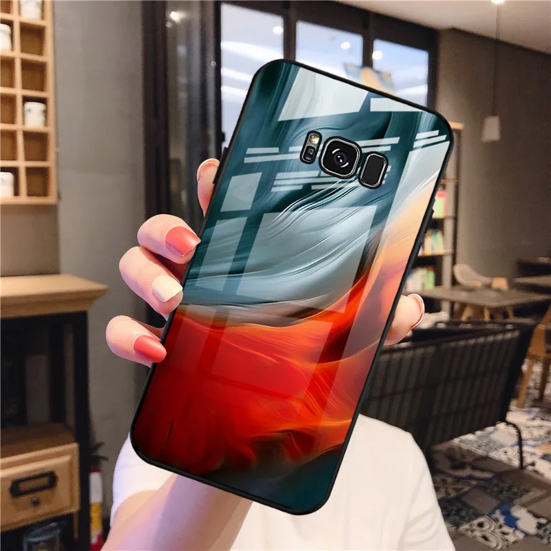 

Hard Phone Case For Samsung S8 Plus Case Tempered Glass Bumper For Samsung Galaxy S8 Plus Shockproof Funda S 8 Plus S8Plus Coque