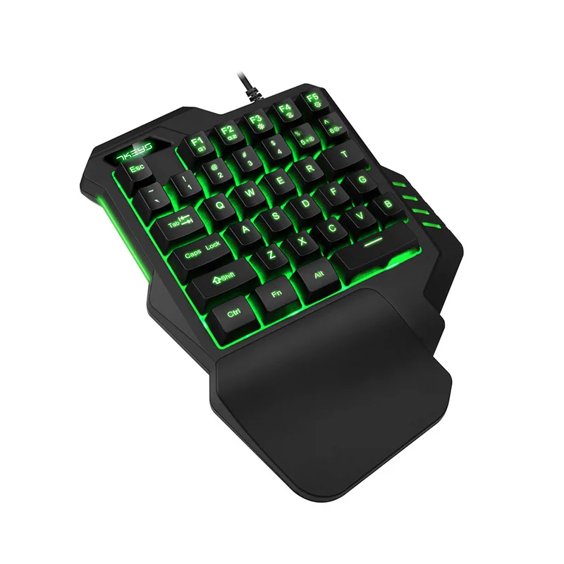 G30/G40 35 клавиш Одноручная мембранная клавиатура игровая Проводная с RGB подсветкой