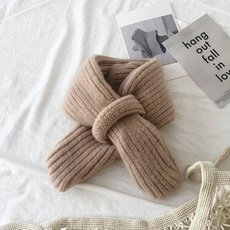 Fashion Kids Scarf Children Baby Warm Scarves Girls Winter Scarf Wool Collar Baby Scarves Neck Ring Keep Warm Accessories