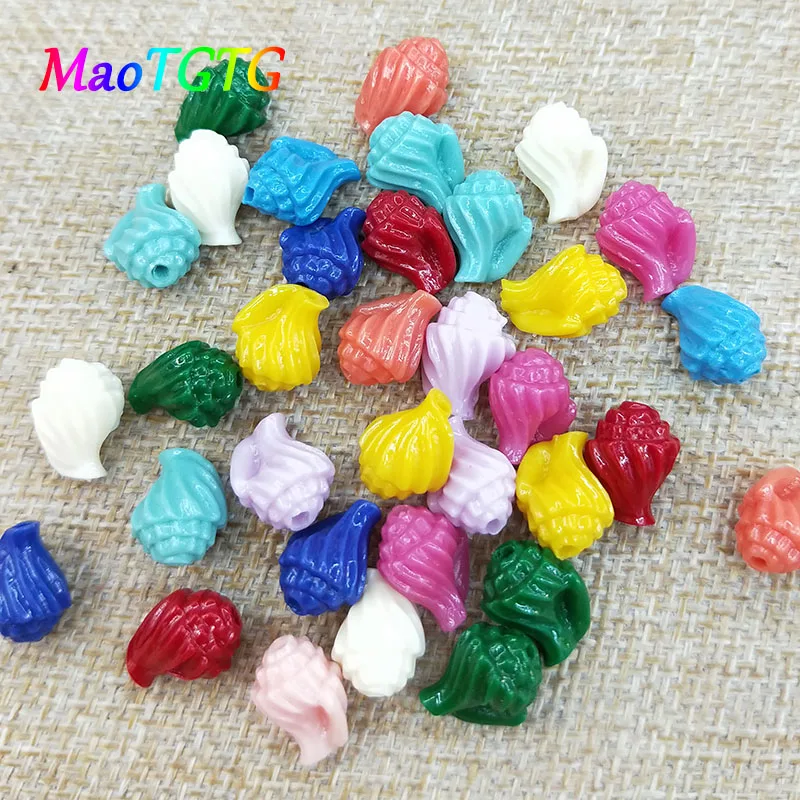 

Colored Conch Shape Coral Beads For Jewelry Making Necklace Bracelet Multicolored Synthetic Coral Conch Beads Wholesale