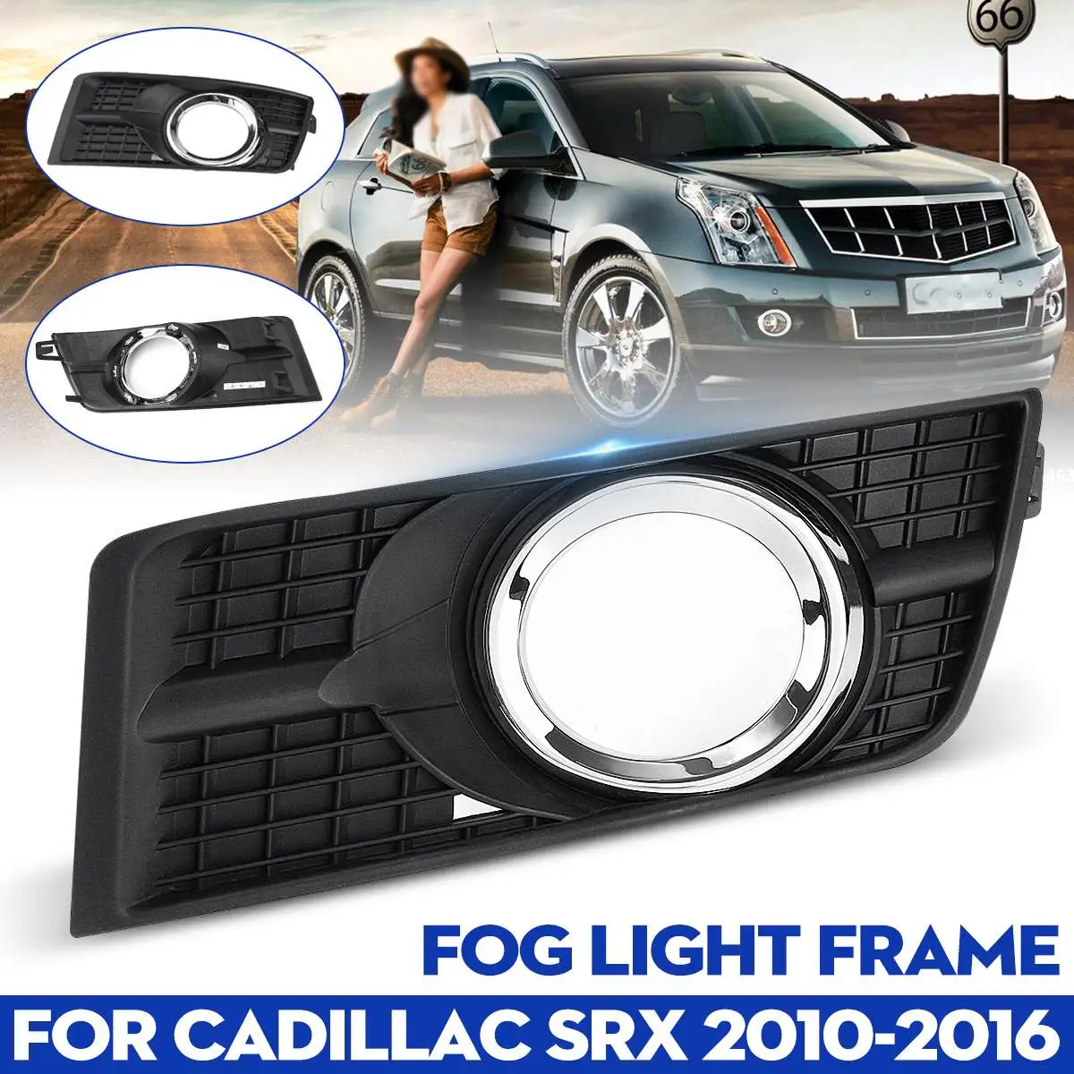 Рамка для противотуманной фары переднего бампера кожух Cadillac SRX 2010-2016 #25778388 25778389 |