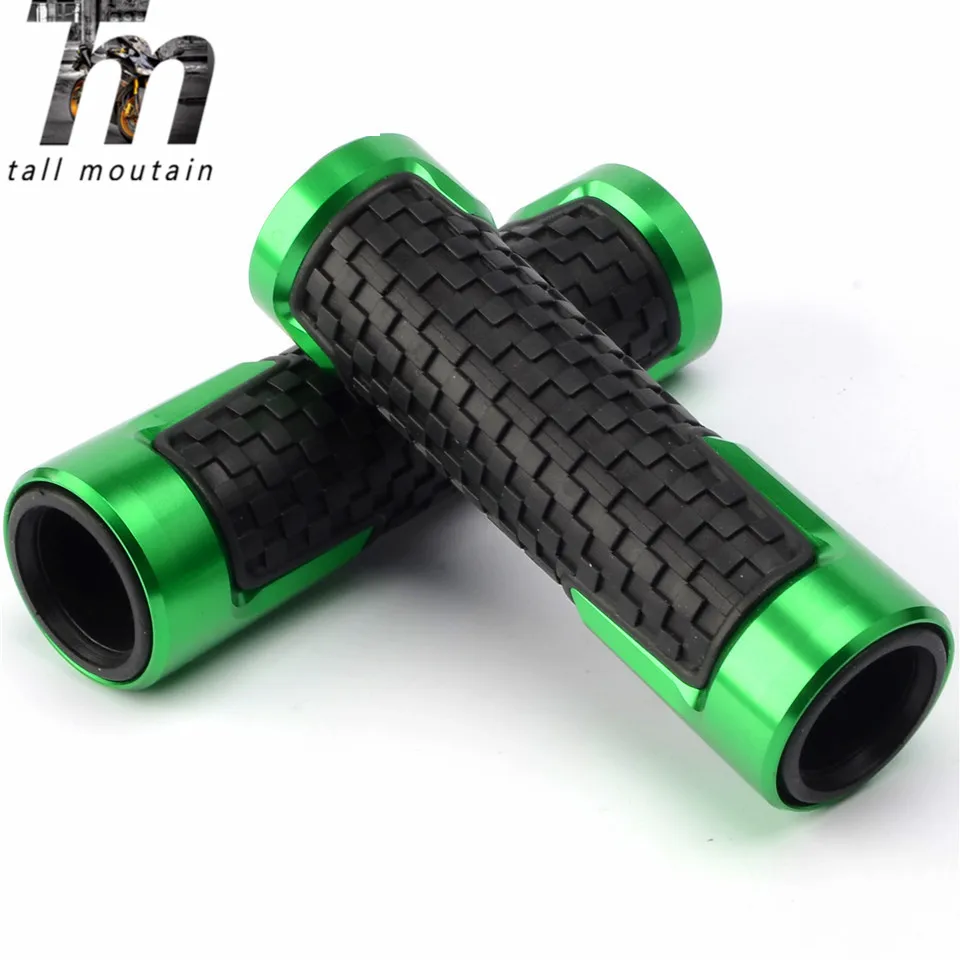 

7/8'' 22MM Motorcycle handle grips Motorbike handlebar ends For Kawasaki NINJA 300 400 ZX6R ZX9R ZX12R Z800 Z750 Z250 ER6N/F