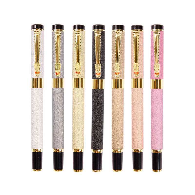 

Luxury Men's Fountain Pen Business Student 0.5mm Extra Fine Nib Calligraphy Office Supply Writing Tool